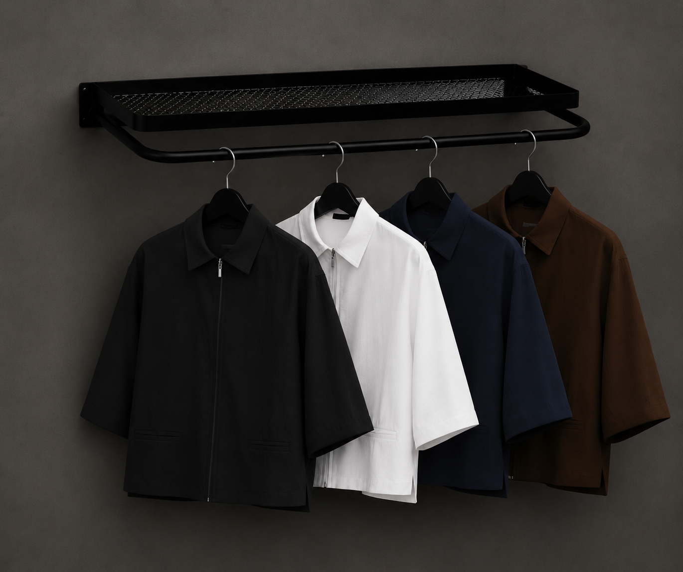 شومیز زنانه سیلک جلو زیپ‌دار